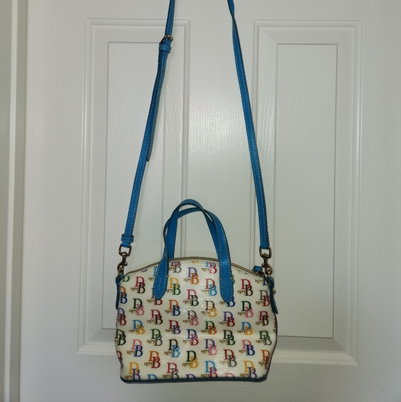 Dooney & Bourke “RUBY” 1975 Logo handbag purse - Picture 4 of 12